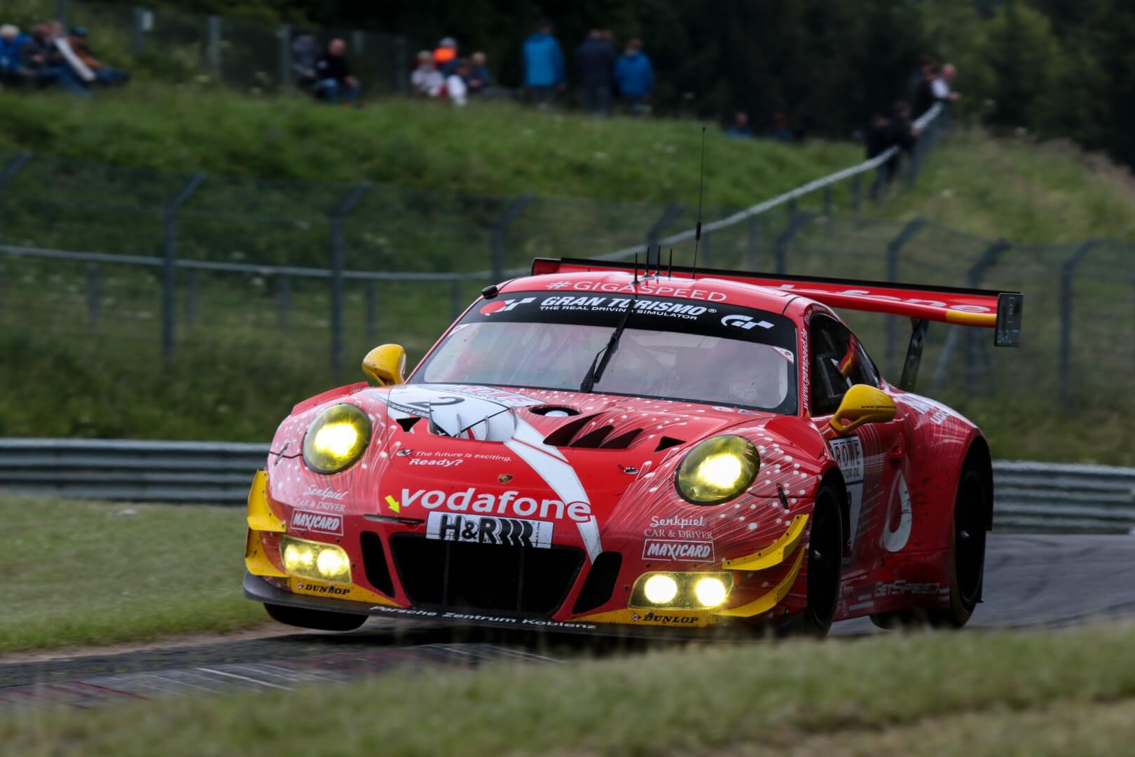 VLN 3. Lauf 2018 - Foto: Gruppe C Photography; #002 Porsche 911 GT3 R, Team GetSpeed Performance: Steve Jans, Marek Böckmann, Christopher Gerhard