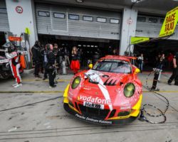 VLN 3. Lauf 2018 - Foto: Gruppe C Photography; #002 Porsche 911 GT3 R, Team GetSpeed Performance: Steve Jans, Marek Böckmann, Christopher Gerhard
