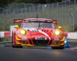 VLN 3. Lauf 2018 - Foto: Gruppe C Photography; #002 Porsche 911 GT3 R, Team GetSpeed Performance: Steve Jans, Marek Böckmann, Christopher Gerhard