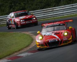 VLN 3. Lauf 2018 - Foto: Gruppe C Photography; #002 Porsche 911 GT3 R, Team GetSpeed Performance: Steve Jans, Marek Böckmann, Christopher Gerhard