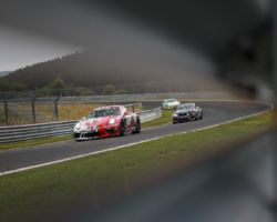 VLN 3. Lauf 2018 - Foto: Gruppe C Photography; #101 Porsche 911 GT3 Cup, GIGASPEED Team GetSpeed Performance: John Shoffner, Janine Hill, Arno Klasen