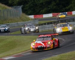 VLN 3. Lauf 2018 - Foto: Gruppe C Photography; #002 Porsche 911 GT3 R, Team GetSpeed Performance: Steve Jans, Marek Böckmann, Christopher Gerhard