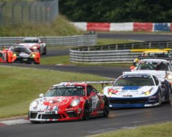 VLN 3. Lauf 2018 - Foto: Gruppe C Photography; #101 Porsche 911 GT3 Cup, GIGASPEED Team GetSpeed Performance: John Shoffner, Janine Hill, Arno Klasen