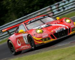 VLN 3. Lauf 2018 - Foto: Gruppe C Photography; #002 Porsche 911 GT3 R, Team GetSpeed Performance: Steve Jans, Marek Böckmann, Christopher Gerhard