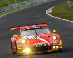 VLN 3. Lauf 2018 - Foto: Gruppe C Photography; #002 Porsche 911 GT3 R, Team GetSpeed Performance: Steve Jans, Marek Böckmann, Christopher Gerhard