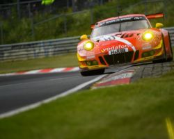VLN 3. Lauf 2018 - Foto: Gruppe C Photography; #002 Porsche 911 GT3 R, Team GetSpeed Performance: Steve Jans, Marek Böckmann, Christopher Gerhard