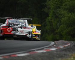 VLN 3. Lauf 2018 - Foto: Gruppe C Photography; #101 Porsche 911 GT3 Cup, GIGASPEED Team GetSpeed Performance: John Shoffner, Janine Hill, Arno Klasen