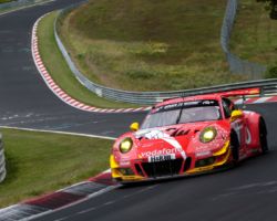 VLN 3. Lauf 2018 - Foto: Gruppe C Photography; #002 Porsche 911 GT3 R, Team GetSpeed Performance: Steve Jans, Marek Böckmann, Christopher Gerhard