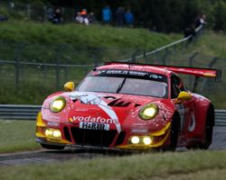 VLN 3. Lauf 2018 - Foto: Gruppe C Photography; #002 Porsche 911 GT3 R, Team GetSpeed Performance: Steve Jans, Marek Böckmann, Christopher Gerhard