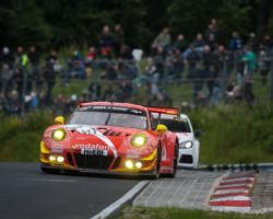 VLN 3. Lauf 2018 - Foto: Gruppe C Photography; #002 Porsche 911 GT3 R, Team GetSpeed Performance: Steve Jans, Marek Böckmann, Christopher Gerhard