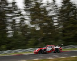 VLN 3. Lauf 2018 - Foto: Gruppe C Photography; #101 Porsche 911 GT3 Cup, GIGASPEED Team GetSpeed Performance: John Shoffner, Janine Hill, Arno Klasen