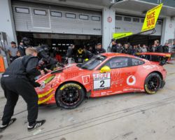VLN 3. Lauf 2018 - Foto: Gruppe C Photography; #002 Porsche 911 GT3 R, Team GetSpeed Performance: Steve Jans, Marek Böckmann, Christopher Gerhard