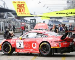VLN 4. Lauf 2018, Nürburgring-Nordschleife - Foto: Gruppe C Photography; #2 Porsche 911 GT3 R, GIGASPEED Team GetSpeed Performance: Steve Jans, Marek Böckmann, Christopher Gerhard