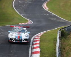 VLN 4. Lauf 2018, Nürburgring-Nordschleife - Foto: Gruppe C Photography; #102 Porsche 911 GT3 Cup, GIGASPEED Team GetSpeed Performance: Philip Hamprecht, Manuel Lauck, Fabian Schiller