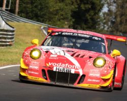 VLN 4. Lauf 2018, Nürburgring-Nordschleife - Foto: Gruppe C Photography; #2 Porsche 911 GT3 R, GIGASPEED Team GetSpeed Performance: Steve Jans, Marek Böckmann, Christopher Gerhard