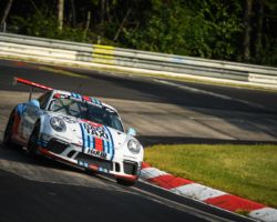 VLN 4. Lauf 2018, Nürburgring-Nordschleife - Foto: Gruppe C Photography; #106 Porsche 911 GT3 Cup, GIGASPEED Team GetSpeed Performance: Philip Hamprecht, Manuel Lauck, Fabian Schiller