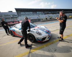 VLN 4. Lauf 2018, Nürburgring-Nordschleife - Foto: Gruppe C Photography; #106 Porsche 911 GT3 Cup, GIGASPEED Team GetSpeed Performance: Philip Hamprecht, Manuel Lauck, Fabian Schiller