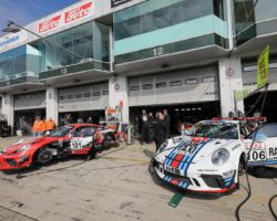 VLN 4. Lauf 2018, Nürburgring-Nordschleife - Foto: Gruppe C Photography; #106 Porsche 911 GT3 Cup, GIGASPEED Team GetSpeed Performance: Philip Hamprecht, Manuel Lauck, Fabian Schiller