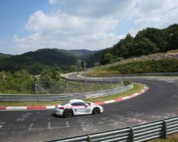 VLN 4. Lauf 2018, Nürburgring-Nordschleife - Foto: Gruppe C Photography; #459 Porsche Cayman, GIGASPEED Team GetSpeed Performance: Carrie Schreiner, Marvin Dienst