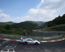 VLN 4. Lauf 2018, Nürburgring-Nordschleife - Foto: Gruppe C Photography; #106 Porsche 911 GT3 Cup, GIGASPEED Team GetSpeed Performance: Philip Hamprecht, Manuel Lauck, Fabian Schiller