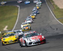 VLN 4. Lauf 2018, Nürburgring-Nordschleife - Foto: Gruppe C Photography; #101 Porsche 911 GT3 Cup, GIGASPEED Team GetSpeed Performance: John Shoffner, Janine Hill, Arno Klasen