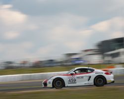 VLN 4. Lauf 2018, Nürburgring-Nordschleife - Foto: Gruppe C Photography; #459 Porsche Cayman, GIGASPEED Team GetSpeed Performance: Carrie Schreiner, Marvin Dienst