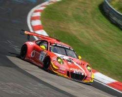 VLN 4. Lauf 2018, Nürburgring-Nordschleife - Foto: Gruppe C Photography; #2 Porsche 911 GT3 R, GIGASPEED Team GetSpeed Performance: Steve Jans, Marek Böckmann, Christopher Gerhard