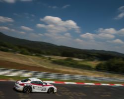 VLN 4. Lauf 2018, Nürburgring-Nordschleife - Foto: Gruppe C Photography; #459 Porsche Cayman, GIGASPEED Team GetSpeed Performance: Carrie Schreiner, Marvin Dienst