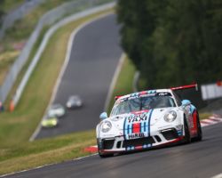 VLN 4. Lauf 2018, Nürburgring-Nordschleife - Foto: Gruppe C Photography; #106 Porsche 911 GT3 Cup, GIGASPEED Team GetSpeed Performance: Philip Hamprecht, Manuel Lauck, Fabian Schiller
