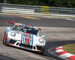 VLN 4. Lauf 2018, Nürburgring-Nordschleife - Foto: Gruppe C Photography; #106 Porsche 911 GT3 Cup, GIGASPEED Team GetSpeed Performance: Philip Hamprecht, Manuel Lauck, Fabian Schiller