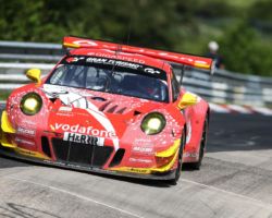 VLN 4. Lauf 2018, Nürburgring-Nordschleife - Foto: Gruppe C Photography; #2 Porsche 911 GT3 R, GIGASPEED Team GetSpeed Performance: Steve Jans, Marek Böckmann, Christopher Gerhard