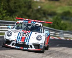 VLN 4. Lauf 2018, Nürburgring-Nordschleife - Foto: Gruppe C Photography; #106 Porsche 911 GT3 Cup, GIGASPEED Team GetSpeed Performance: Philip Hamprecht, Manuel Lauck, Fabian Schiller
