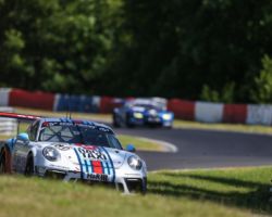 VLN 4. Lauf 2018, Nürburgring-Nordschleife - Foto: Gruppe C Photography; #106 Porsche 911 GT3 Cup, GIGASPEED Team GetSpeed Performance: Philip Hamprecht, Manuel Lauck, Fabian Schiller