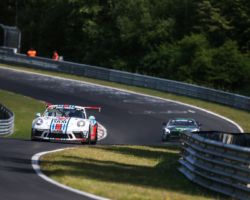 VLN 4. Lauf 2018, Nürburgring-Nordschleife - Foto: Gruppe C Photography; #106 Porsche 911 GT3 Cup, GIGASPEED Team GetSpeed Performance: Philip Hamprecht, Manuel Lauck, Fabian Schiller