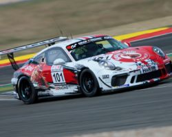 VLN 6. Lauf 2018, Nürburgring-Nordschleife - Foto: Gruppe C Photography; #101 Porsche 911 GT3 Cup, GIGASPEED Team GetSpeed Performance: John Shoffner, Janine Hill, Arno Klasen