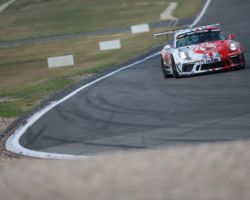VLN 6. Lauf 2018, Nürburgring-Nordschleife - Foto: Gruppe C Photography; #101 Porsche 911 GT3 Cup, GIGASPEED Team GetSpeed Performance: John Shoffner, Janine Hill, Arno Klasen