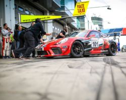 VLN 6. Lauf 2018, Nürburgring-Nordschleife - Foto: Gruppe C Photography; #101 Porsche 911 GT3 Cup, GIGASPEED Team GetSpeed Performance: John Shoffner, Janine Hill, Arno Klasen