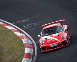 VLN 6. Lauf 2018, Nürburgring-Nordschleife - Foto: Gruppe C Photography; Porsche 911 GT3 Cup, GIGASPEED Team GetSpeed Performance