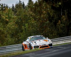 VLN 6. Lauf 2018, Nürburgring-Nordschleife - Foto: Gruppe C Photography; #940 Porsche Cayman GT4 CS, GIGASPEED Team GetSpeed Performance: Max, Jens