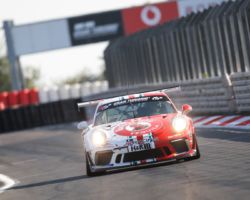 VLN 6. Lauf 2018, Nürburgring-Nordschleife - Foto: Gruppe C Photography; #101 Porsche 911 GT3 Cup, GIGASPEED Team GetSpeed Performance: John Shoffner, Janine Hill, Arno Klasen