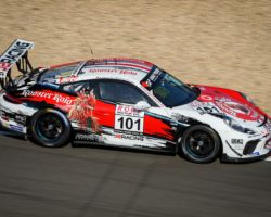 VLN 6. Lauf 2018, Nürburgring-Nordschleife - Foto: Gruppe C Photography; #101 Porsche 911 GT3 Cup, GIGASPEED Team GetSpeed Performance: John Shoffner, Janine Hill, Arno Klasen