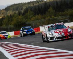 VLN 6. Lauf 2018, Nürburgring-Nordschleife - Foto: Gruppe C Photography; #101 Porsche 911 GT3 Cup, GIGASPEED Team GetSpeed Performance: John Shoffner, Janine Hill, Arno Klasen