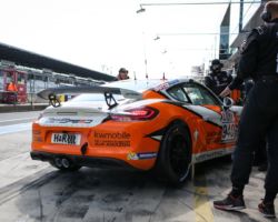 VLN 6. Lauf 2018, Nürburgring-Nordschleife - Foto: Gruppe C Photography; #940 Porsche Cayman GT4 CS, GIGASPEED Team GetSpeed Performance: Max, Jens