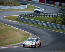 VLN 6. Lauf 2018, Nürburgring-Nordschleife - Foto: Gruppe C Photography; #940 Porsche Cayman GT4 CS, GIGASPEED Team GetSpeed Performance: Max, Jens
