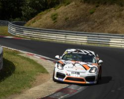 VLN 6. Lauf 2018, Nürburgring-Nordschleife - Foto: Gruppe C Photography; #940 Porsche Cayman GT4 CS, GIGASPEED Team GetSpeed Performance: Max, Jens