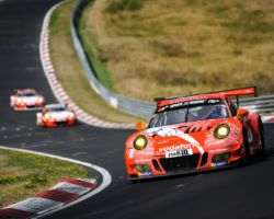 VLN 6. Lauf 2018, Nürburgring-Nordschleife - Foto: Gruppe C Photography; #002 Porsche 911 GT3 R, Team GetSpeed Performance: Steve Jans, Marek Böckmann, Philip Hamprecht, Adam Osieka