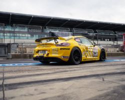 VLN 7. Lauf 2018, Nürburgring-Nordschleife - Foto: Gruppe C Photography; #941 Porsche Cayman GT4 CS, Getspeed Performance: Carrie Schreiner, Daniel Mursch