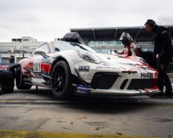 VLN 7. Lauf 2018, Nürburgring-Nordschleife - Foto: Gruppe C Photography; #101 Porsche 911 GT3 Cup, GIGASPEED Team GetSpeed Performance: John Shoffner, Janine Hill, Fabian Schiller