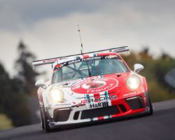 VLN 7. Lauf 2018, Nürburgring-Nordschleife - Foto: Gruppe C Photography; #101 Porsche 911 GT3 Cup, GIGASPEED Team GetSpeed Performance: John Shoffner, Janine Hill, Fabian Schiller
