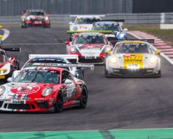 VLN 7. Lauf 2018, Nürburgring-Nordschleife - Foto: Gruppe C Photography; #101 Porsche 911 GT3 Cup, GIGASPEED Team GetSpeed Performance: John Shoffner, Janine Hill, Fabian Schiller